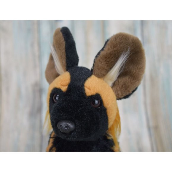 Wild Republic African Wild Dog Stuffed Animal 12" Plush MINT - Picture 5 of 8